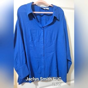 Jaclyn Smith classic button down